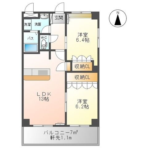 エクセル中金谷 間取り