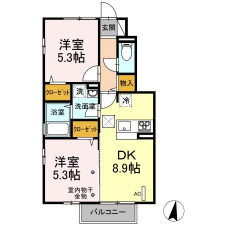 ガーデン　サワーダ 間取り