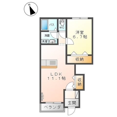 イヨンブンナー（ＹＥＯＮＧ　ＢＵＮＮＡＲ） 間取り