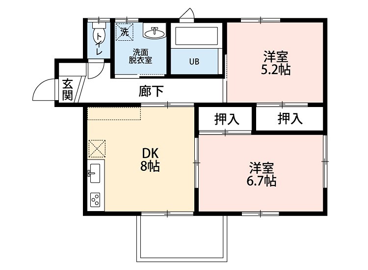 KOTOハイツ 間取り