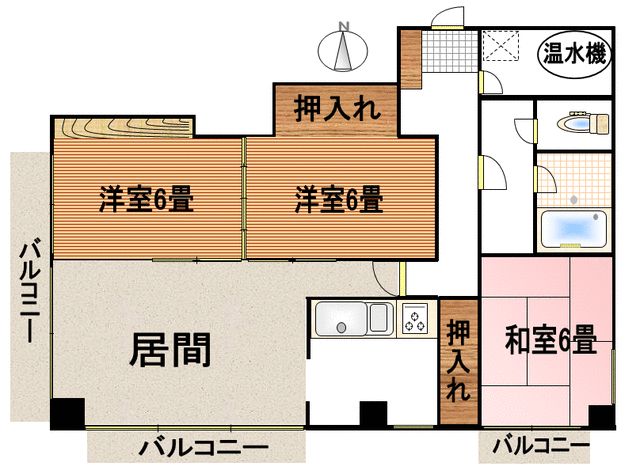 サンプラザ福島 間取り
