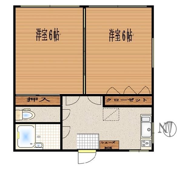 高徳ハイツ 間取り