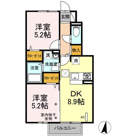 ガーデン　サワーダ 間取り