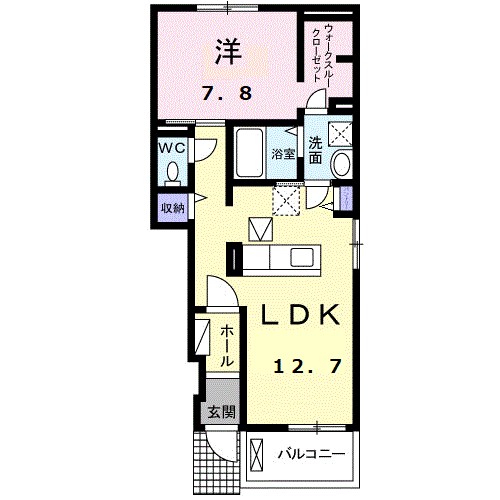 福島県福島市大森舘ノ内 間取り