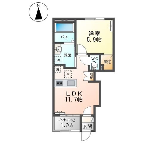 グランディス　KUU　Ⅰ 間取り
