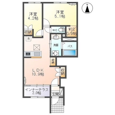 グランディス　ＫＵＵ　Ⅱ 間取り