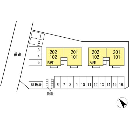 アロサール　Ｂ 間取り