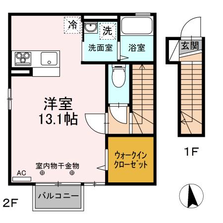 エステート笹谷２１Ⅳ 間取り