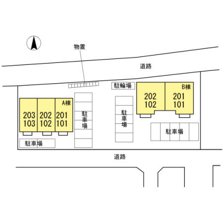ハイムソレイユ　Ｂ 間取り