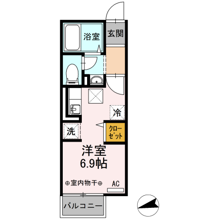 ベルクライムⅠ 間取り