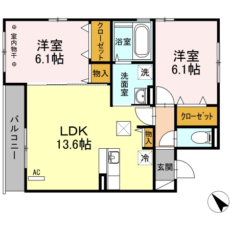 ベルコモンズ森合 間取り