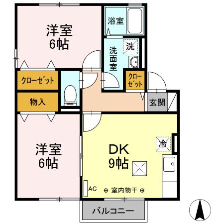 ボヌール　ドゥ 間取り