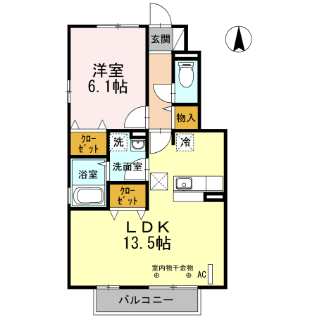 ボヌール　Ｂ 間取り