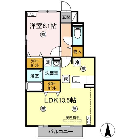 ボヌール　Ｂ 間取り