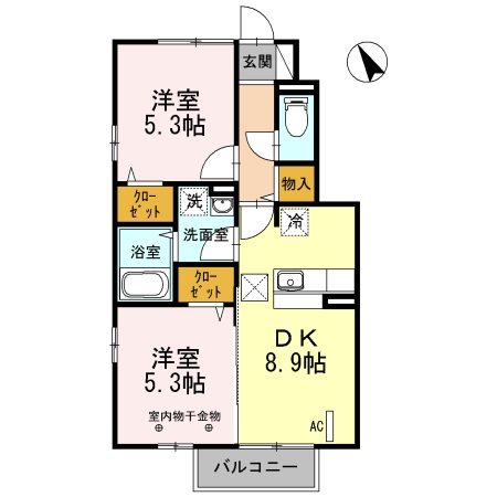 ポム　メゾン 間取り
