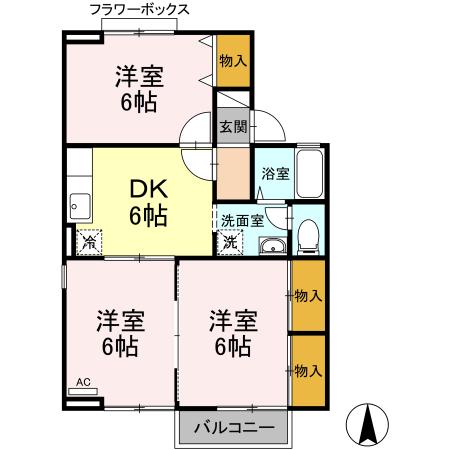 メゾン・パークス　Ｂ 間取り