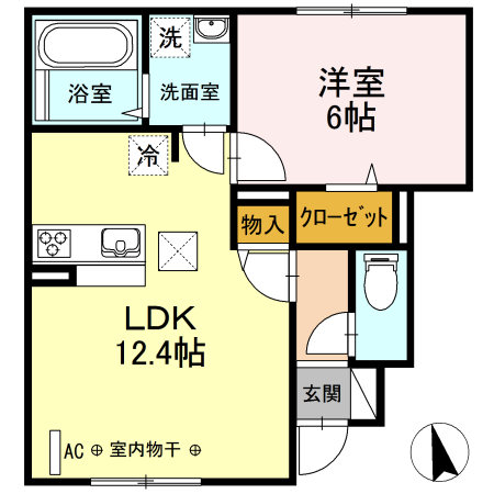 メゾン花見山　Ⅲ 間取り