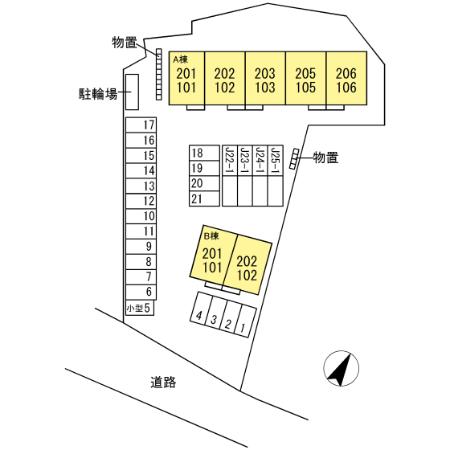 メリーロード　Ｂ 間取り
