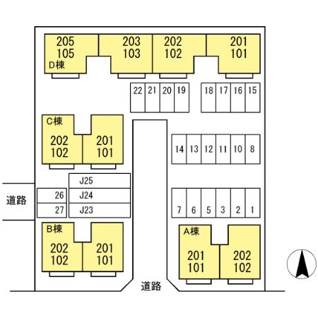 ロイヤルガーデン吉倉　Ｃ 間取り