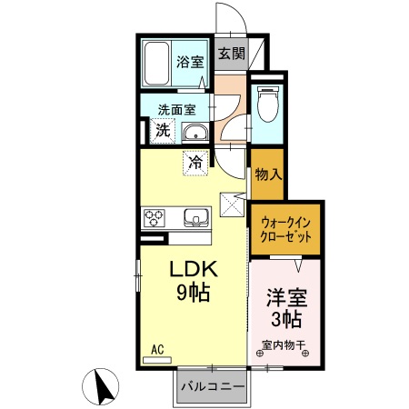 Ｄ－ｒｏｏｍ桜 間取り