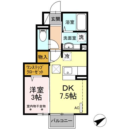 Ｄ－ｒｏｏｍ椿 間取り