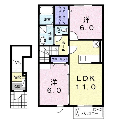 福島県福島市田沢木曾内前 間取り