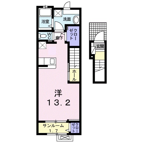 福島県伊達市保原町竹内町 間取り