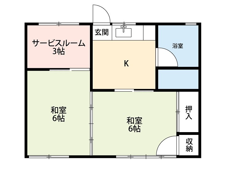 酒井アパート 間取り