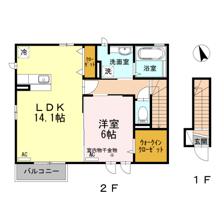 Ｙ　Ｆｌａｔｓ 間取り