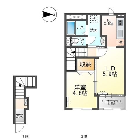 ヴァンベール伍番館 間取り