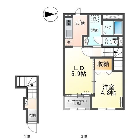 ヴァンベール伍番館 間取り