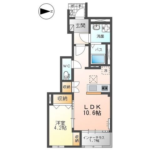 黒岩新築アパート 間取り