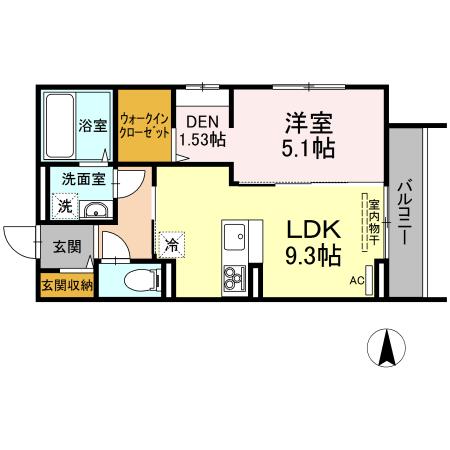 福島県福島市中町 間取り