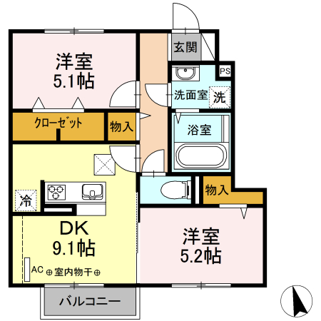 エクレール野田 間取り