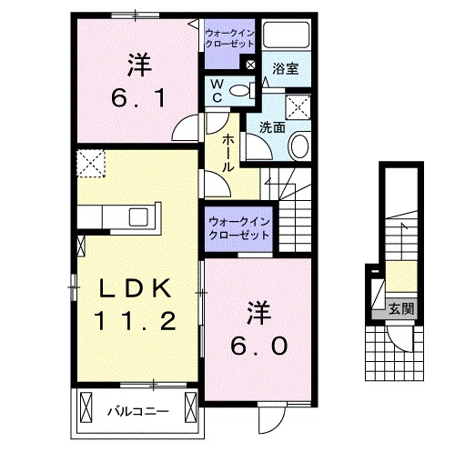 福島県福島市松川町美郷１丁目 間取り