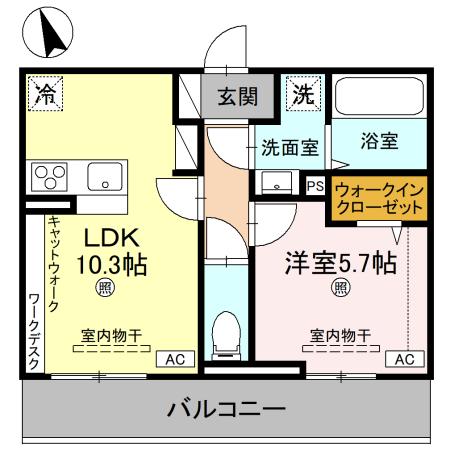 セレスティア野田Ⅱ 間取り