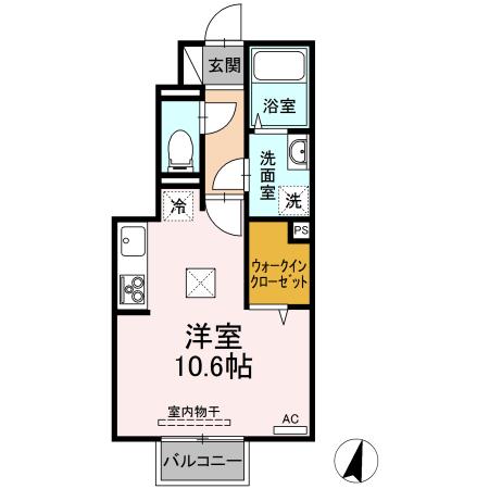 ドミール八幡Ⅲ 間取り