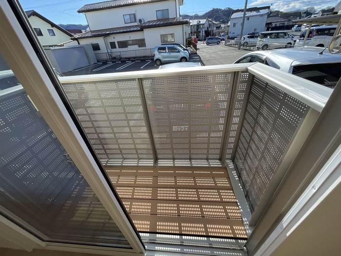 ドミール八幡Ⅲ ベランダ
