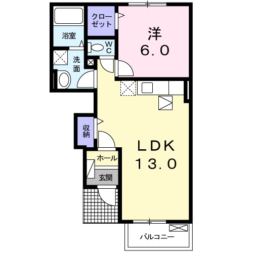福島県福島市田沢木曾内前 間取り