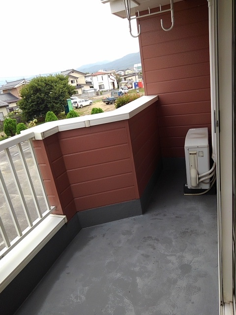 福島県福島市飯坂町平野久根畑 ベランダ