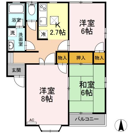 タンジコーポラス 8号 間取り