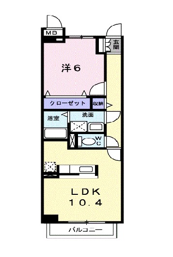 福島県福島市南矢野目荒屋敷 間取り