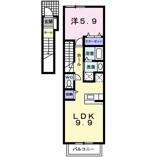 福島県福島市荒井北２丁目 間取り