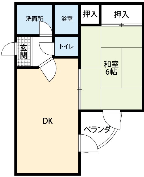 フォレストパークB 間取り
