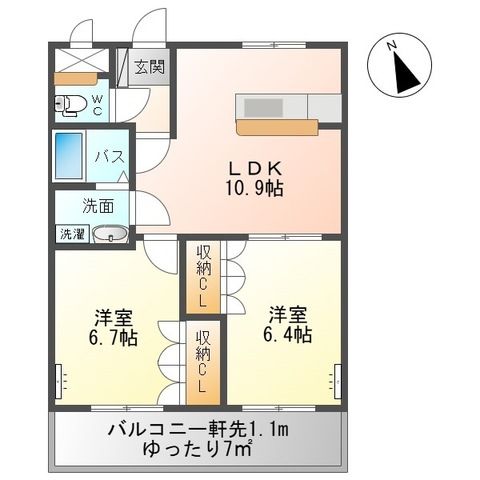 クオリティー・ハイムＳ 間取り