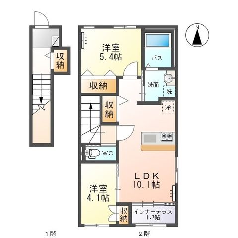 ベル　シエル（Bell ciel) 間取り
