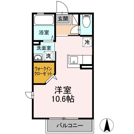 エステート笹谷２１　Ⅱ 間取り