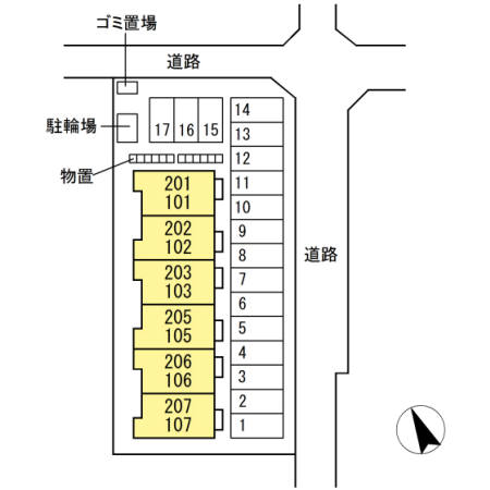 グランメールⅡ 間取り