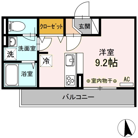 セジュールオッツＭ 間取り