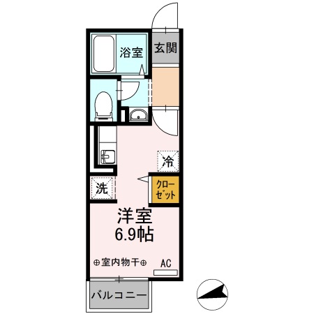 ベルクライムⅠ 間取り
